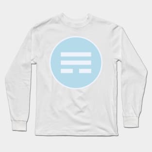 I Ching Wind Trigram ( Xun ) Long Sleeve T-Shirt